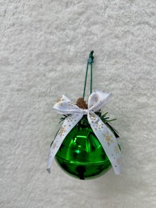 Bombka dzwonek zielony 11 