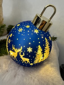 Bombka LED niebieska 18 