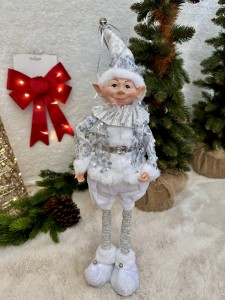 Elf świąteczny srebrny  60 